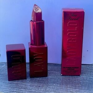 Too Faced Lady Bold ‘Em-Power Pigment Lipstick Full Size
